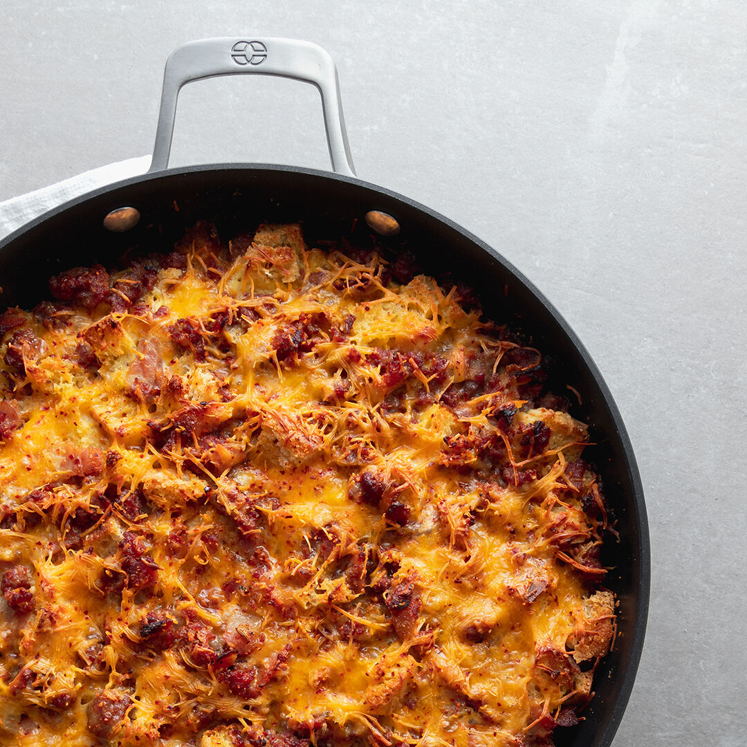 Sausage Bacon Egg and Cheese Casserole Recipe Calphalon